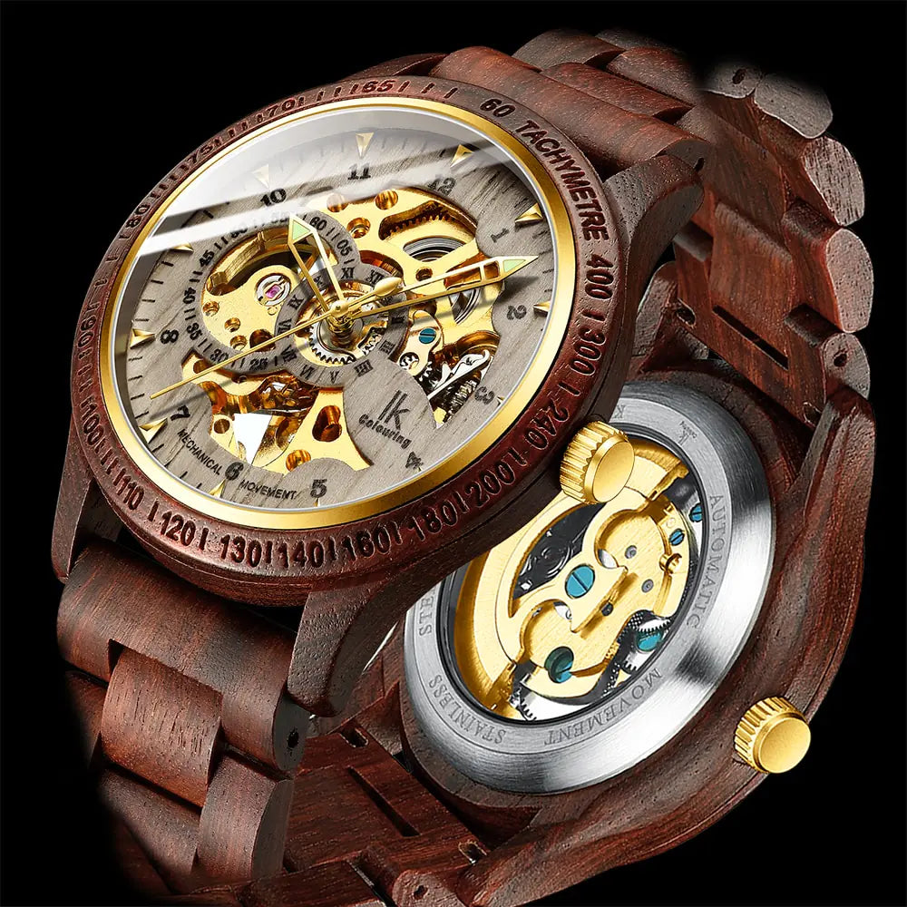 CHRONOS Classic Wooden Men's Mechanical Watch